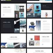 极致酷黑与梦幻欧美风 科技感商务PPT模板解析